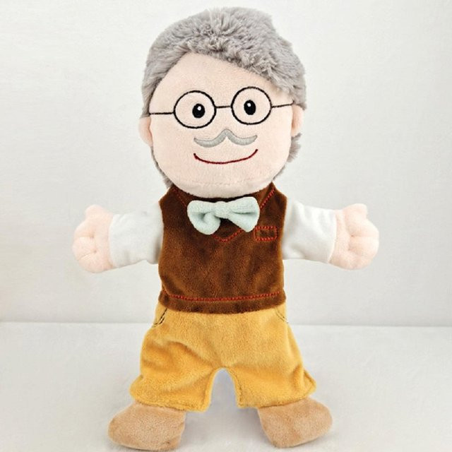 Yiran Health & Beauty Familien Weiches Stofftier Puppe, Hand Fingerpuppe, 25cm - Bild 1
