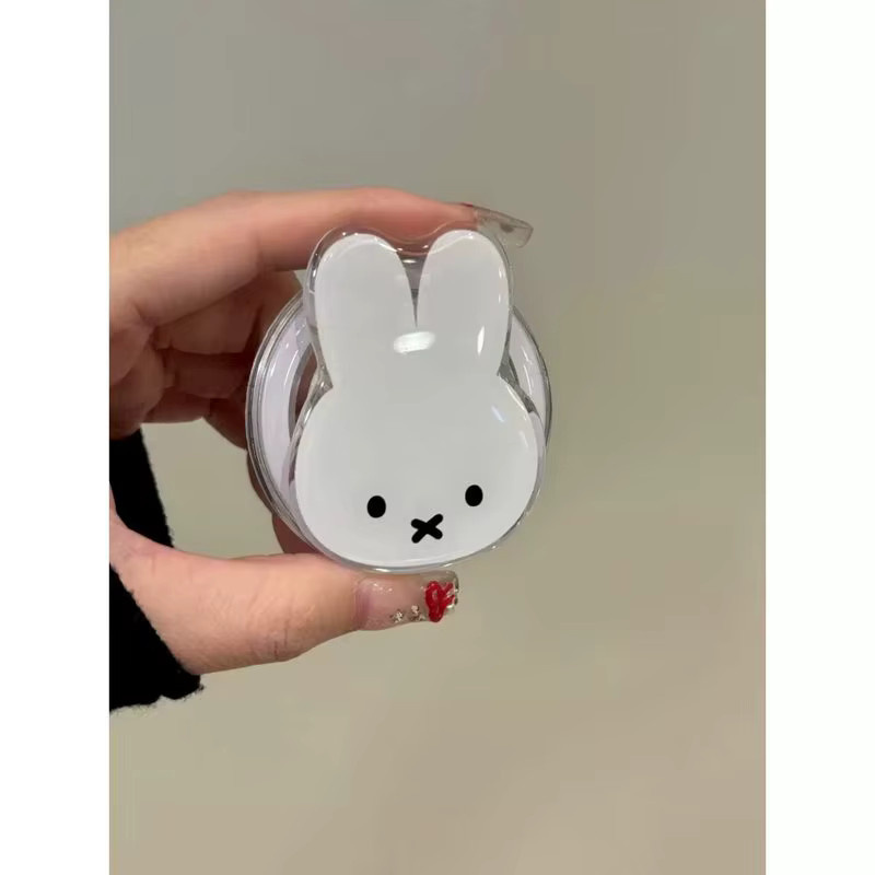 Miffy Magnetische Handyhülle für iPhone 17 Pro Max 16 Pro Max 15 14 13 mit Kaninchen-Magnetständerhalter - Bild 2