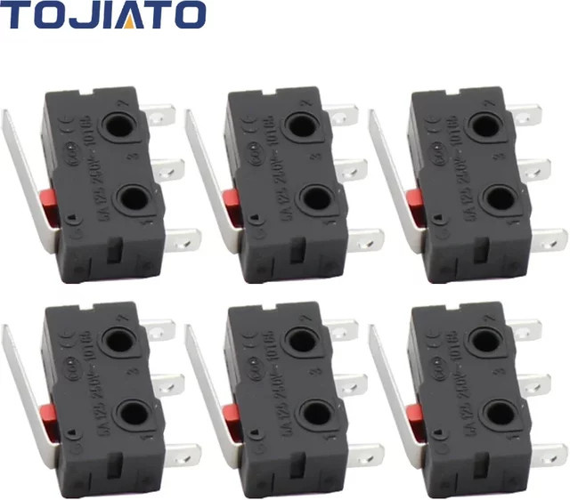 Omron Micro Endschalter SS-5GL 5A 125V in Schwarz für 3D Drucker und CNC Ersatzteile - Bild 1