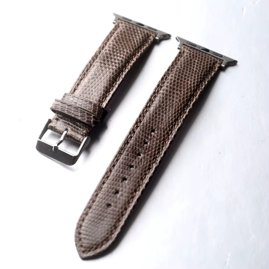 Raystray Uhrenarmband Leder, Eidechse, Vintage, Herren - Bild 2