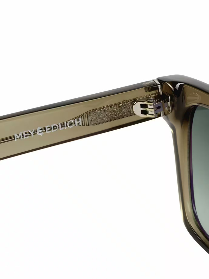 Mey & Edlich Panto-Sonnenbrille, Acetate, Vollrand, Herren, Black, Brown, Green - Bild 2
