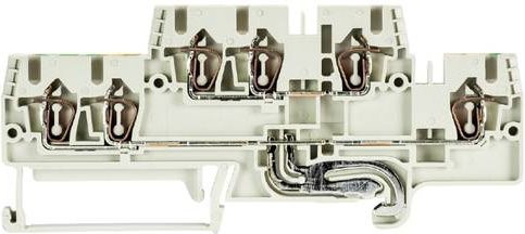 Wieland Electric Installationsetagenklemme 56.703.6155.0 mit Federzuganschluss in Grau, 50 Stück - Bild 1