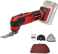Einhell Power X-Change Akku-Multifunktionswerkzeug TE-MG 18/1 Li-Solo 18V in Rot/Schwarz mit Zubehör - Bild 1