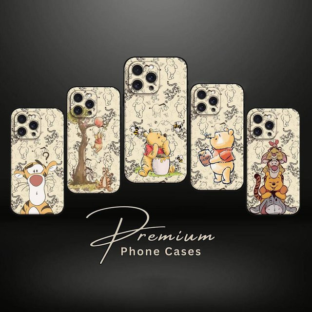 Mesuca Handyhülle Winnie-the-Pooh für iPhone, Mehrfarbig - Bild 1
