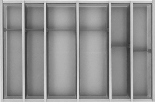 Ninka Besteckkasten-Set Cuisio für Merivobox Korpusbreite 800mm, Farbe: Graphit Transluzent, Material: Kunststoff - Bild 1