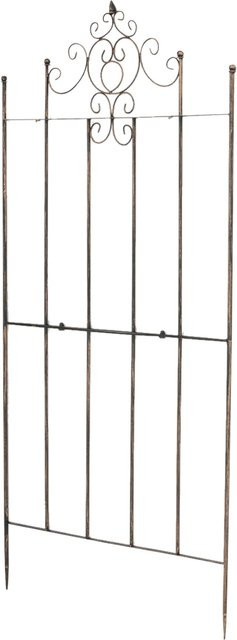 TPFGarden Rankgitter Paul im Landhausstil aus Eisen in Bronze, Höhe: 170 cm, Breite: 85,5 cm, Tiefe: 2 cm - Bild 1