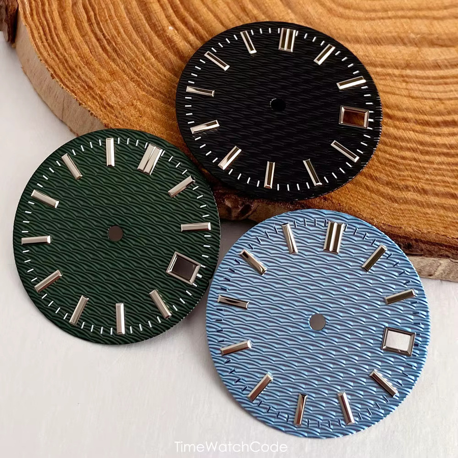 Tandorio Uhrenzifferblatt, Wellenzifferblatt, 29 mm, Herren - Bild 2