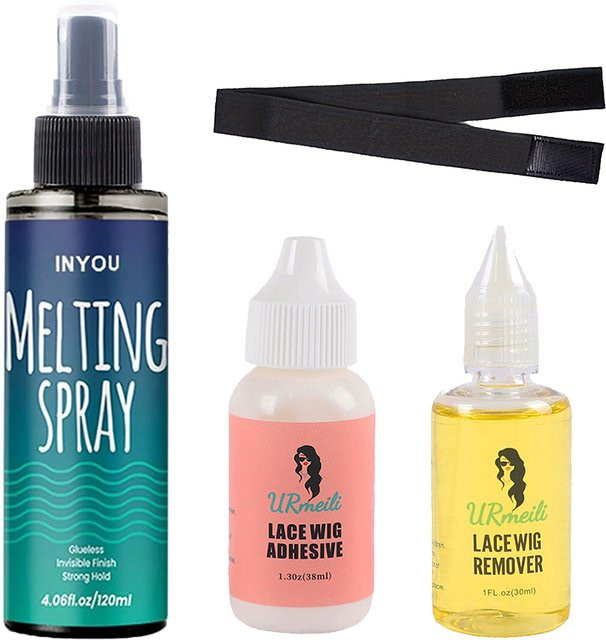 Perücken Kleber Spray Kit, 4 Stück, Unisex - Bild 1