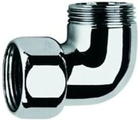 Grohe Anschlusswinkel 12419 in Chrom mit 3/4" x 3/4" Anschlüssen - Bild 1