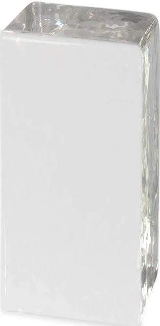 Fuchs Design Glasziegel Transparent Weiss B/H: 50 x 100 mm - Bild 1