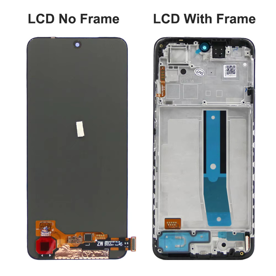 Xiaomi Redmi Note 11 LCD-Display mit Rahmen und digitalem Touchscreen, 6,43 Zoll, Schwarz - Bild 2