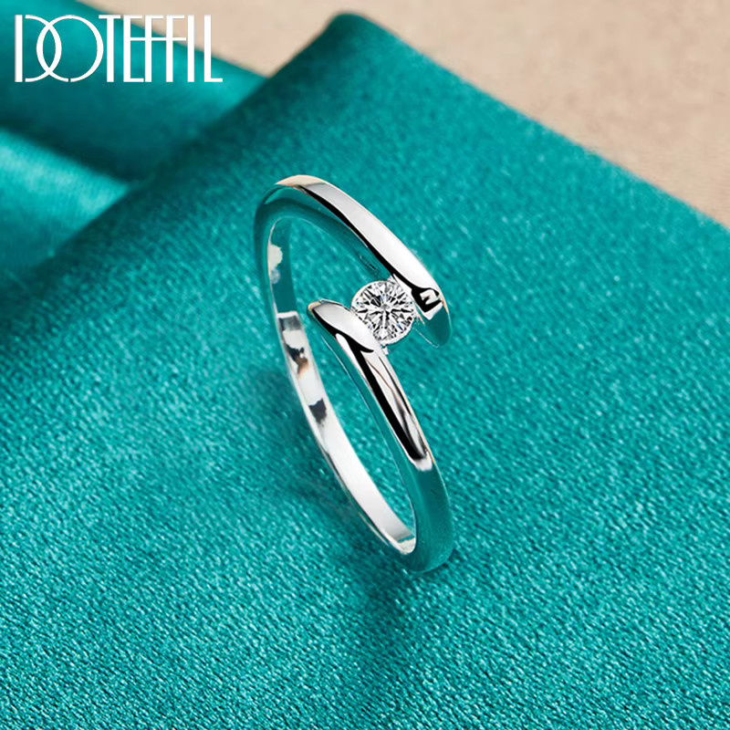 DOTEFFIL Ring, Kristall, Silber, Damen - Bild 3