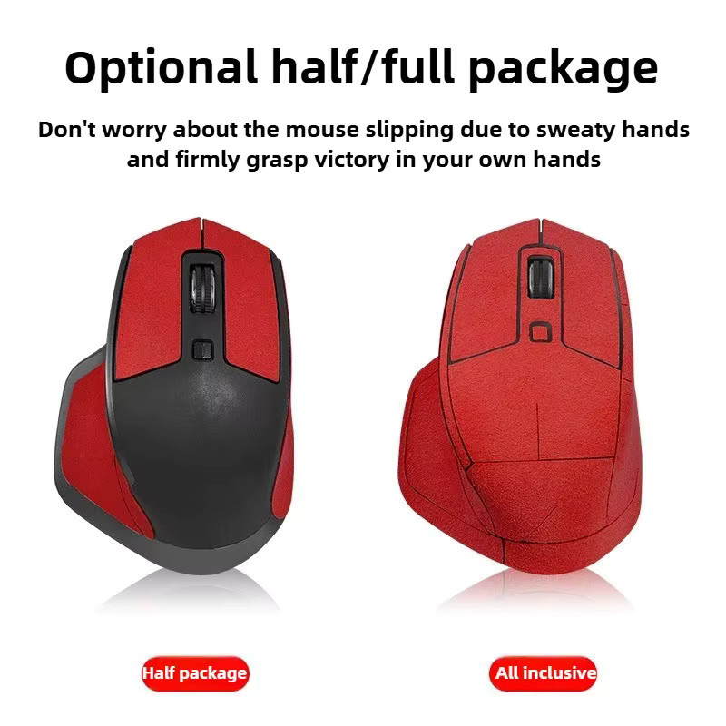 Premium-Wildleder-Vollabdeckungsaufkleber für Logitech MX Master 3, rutschfest und schweißabsorbierend - Bild 3