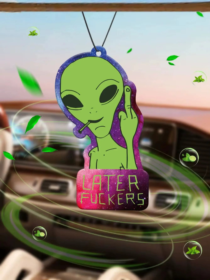 4711 Later Alien Interstellar Hotel Lobby Auto-Lufterfrischer, Unisex - Bild 4
