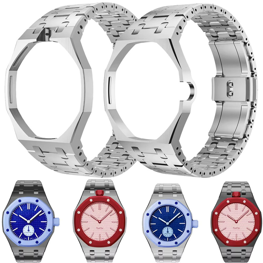 Swatch x Ap Royal Pop Taschenuhr Umbau-Kit, Edelstahl, Silber, Unisex - Bild 3