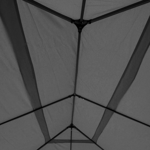 MVG Pergola MVG-HA014 in Grau mit Stahlgestell, Seitenwand und Moskitonetz, B x T: 5 x 3 m - Bild 2