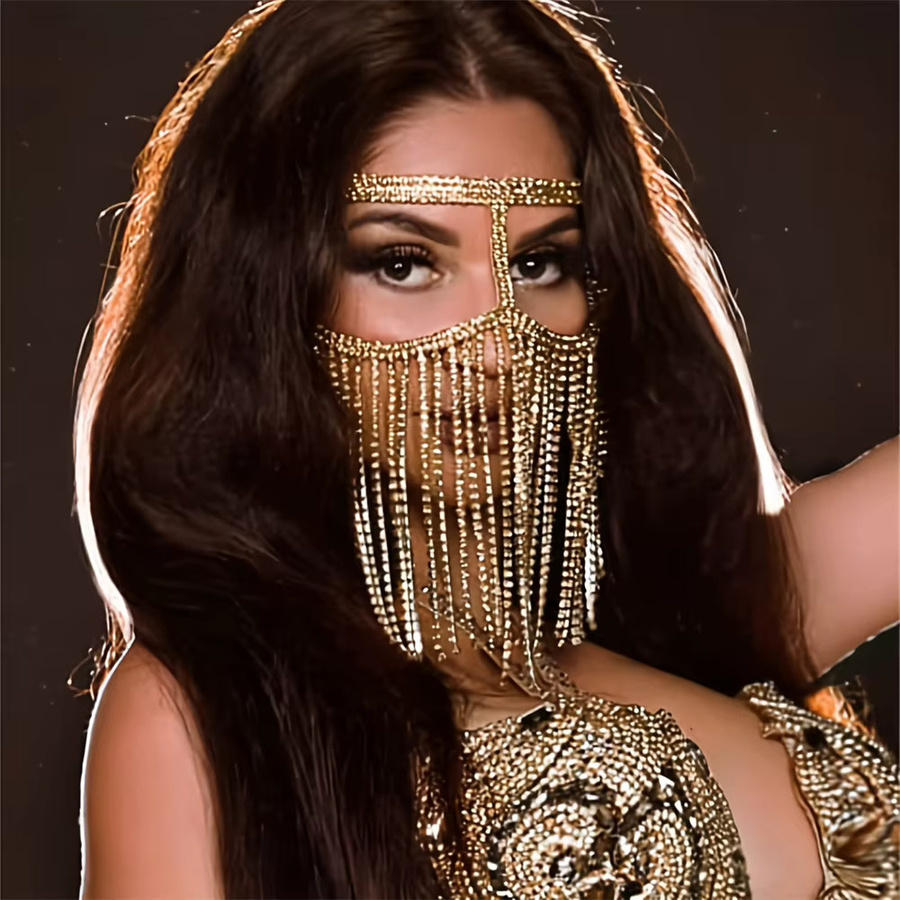 Maskerade-Maske, Diamant, Kristall, Unisex - Bild 1