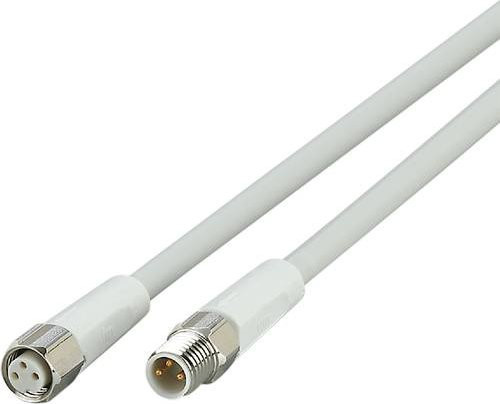 Ifm Electronic EVF142 Verbindungsleitung mit Stecker und Buchse, gerade, 3-polig, Länge: 0,3 m - Bild 1