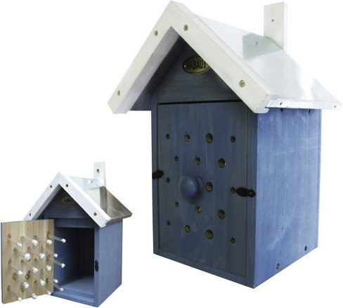 HABAU Bienen-Beobachtungen in Blau aus Holz und verzinktem Stahl - Bild 1