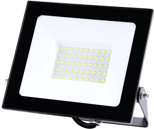 Heitronic BOLTON 2.0 VO-501412 LED-Außenstrahler 50W in Schwarz mit warmweißem Licht und verstellbarem Gehäuse - Bild 1