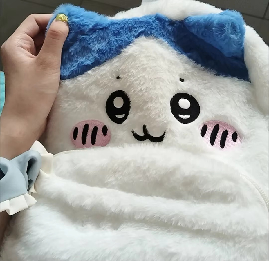 Chiikawa Hachiware Plüsch-Rucksack, Weiß - Bild 3
