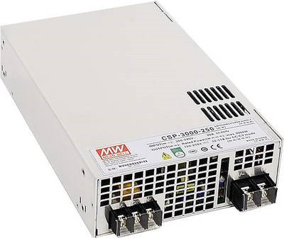 MEAN WELL CSP-3000-250 Netzteil und Spannungsumwandler in Silber - Bild 1