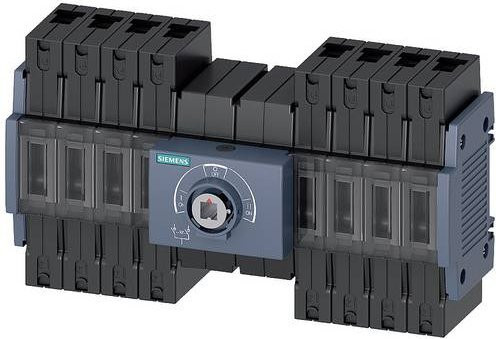 Siemens Netzumschalter 4polig 16A 8 Wechsler 415 V/AC grau 3KC04162ME000AA0 - Bild 1