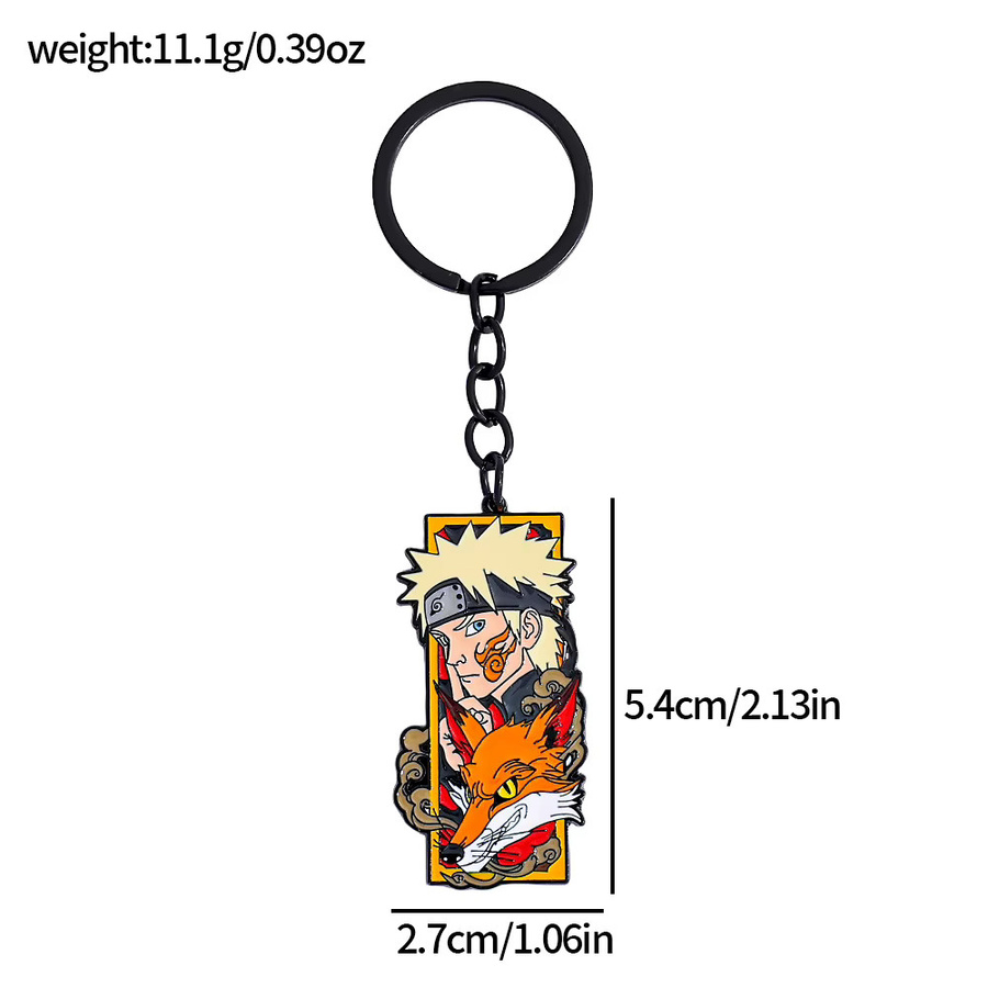 Bandai Schlüsselanhänger Naruto Cartoon Anime, Metall, Unisex - Bild 2