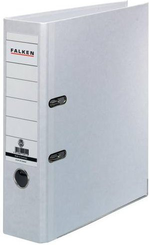 Falken Recycolor Ordner DIN A4 in Weiß mit 80 mm Rückenbreite - Bild 1