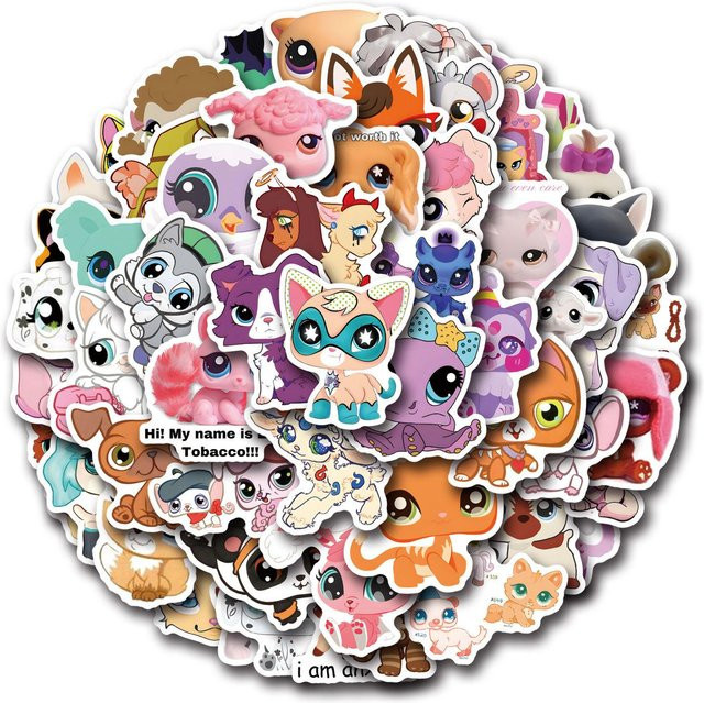 55 Car beautiful stickers wasserdichte Aufkleber multicolor - Bild 1