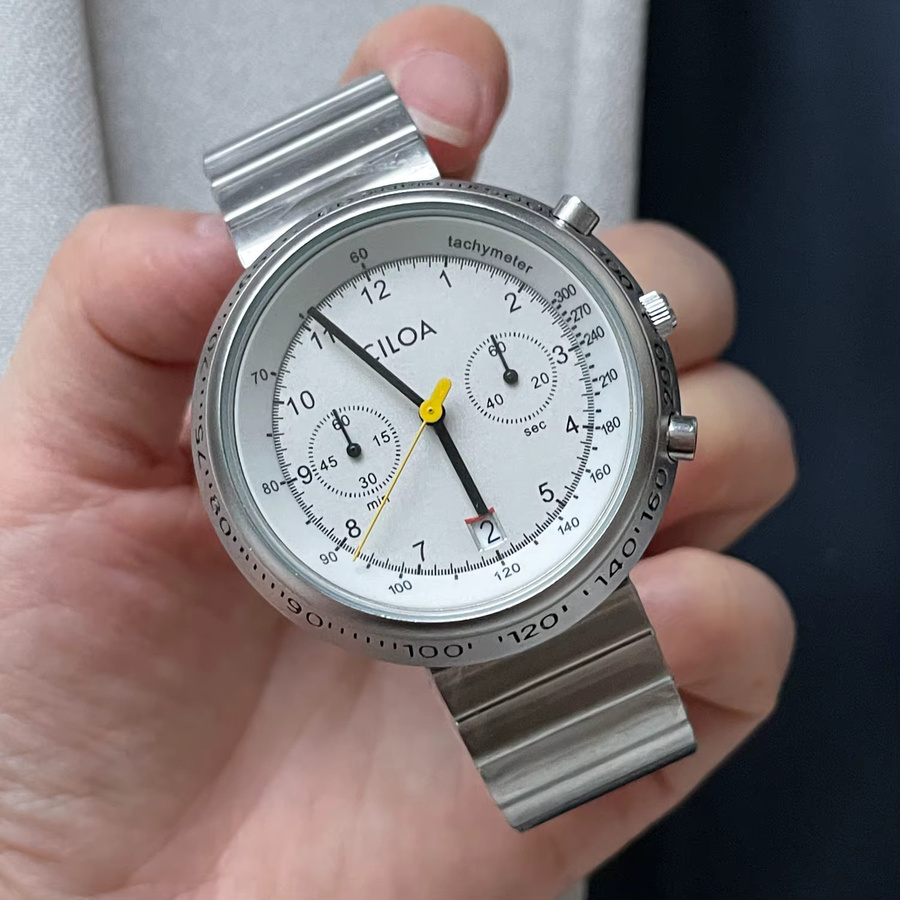 CILOA Armbanduhr, Quarz, Edelstahl, Silber, Herren - Bild 2