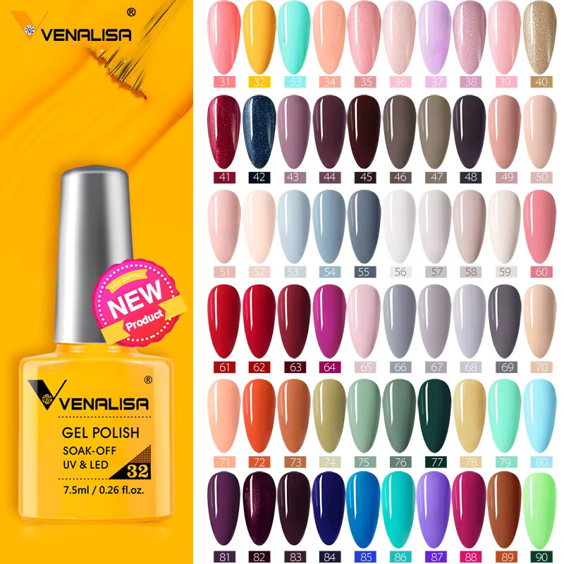 Venalisa Nagel-Gel-Nagellack, 7,5 ml, glitzernd - Bild 2