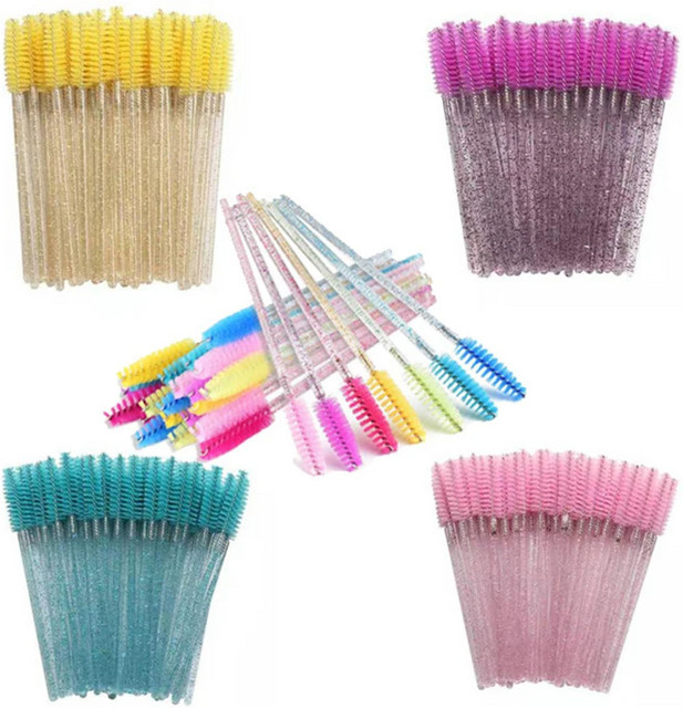 Andralyn Wimpern Verlängerung Pinsel, 100 Stück, Weiß, Unisex - Bild 1