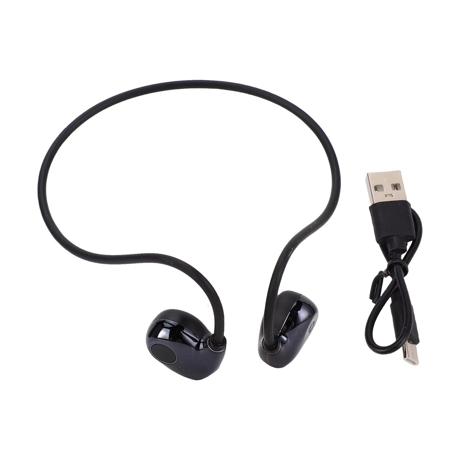 Qiilu Bluetooth 5.2 Kopfhörer in Schwarz mit HiFi-Sound und Open-Ear-Design für den Außenbereich - Bild 6