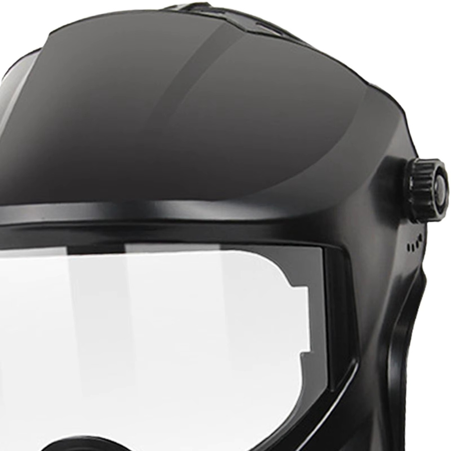 Schweißermaske mit verstellbarer Kappe als Schweißhelm für Lichtbogen- und Elektroschweißen in Schwarz - Bild 3