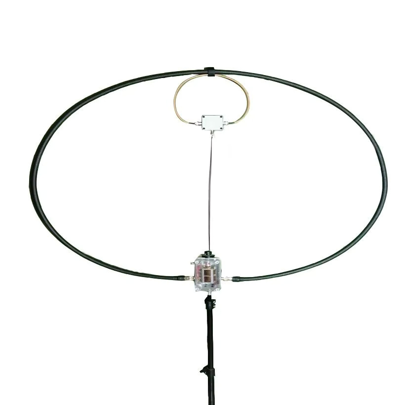 ZJMZYM Kleine Schleifenantenne für HF-Radio und Kurzwelle, 20 W, Schwarz - Bild 2