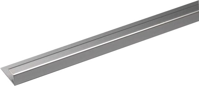 Arcansas Abschlussprofil Aluminium Silber B/H/L: 10 x 30 x 1000 mm - Bild 1