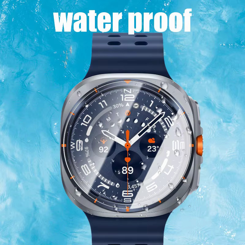 Samsung Galaxy Watch Ultra Schutzfolie aus gehärtetem Glas, transparent, 1–5 Stück - Bild 6