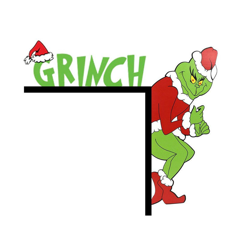 Topfactory Grinch Weihnachts-Eckdekoration aus Holz in Grün - Bild 4