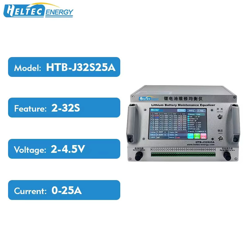 Heltec 32s 25a Batterieausgleicher mit WLAN für Li-Ionen, LiFePO4 und LTO Batteriepacks zur Reparatur und zum Laden sowie Entladen - Bild 3