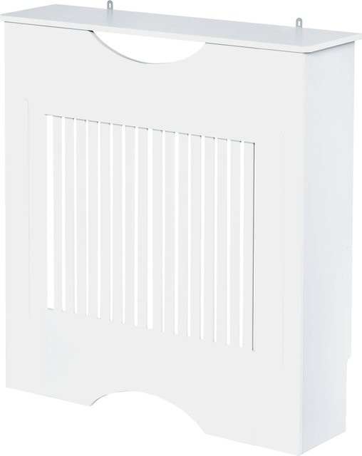 Aosom Heizkörperverkleidung aus MDF in Weiß, B/T/H: 78 x 19 x 82 cm - Bild 1