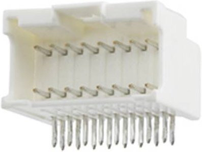 Molex Einbau-Stiftleiste Standard 36 Polzahl mit 2.00mm Rastermaß in Weiß - Bild 1