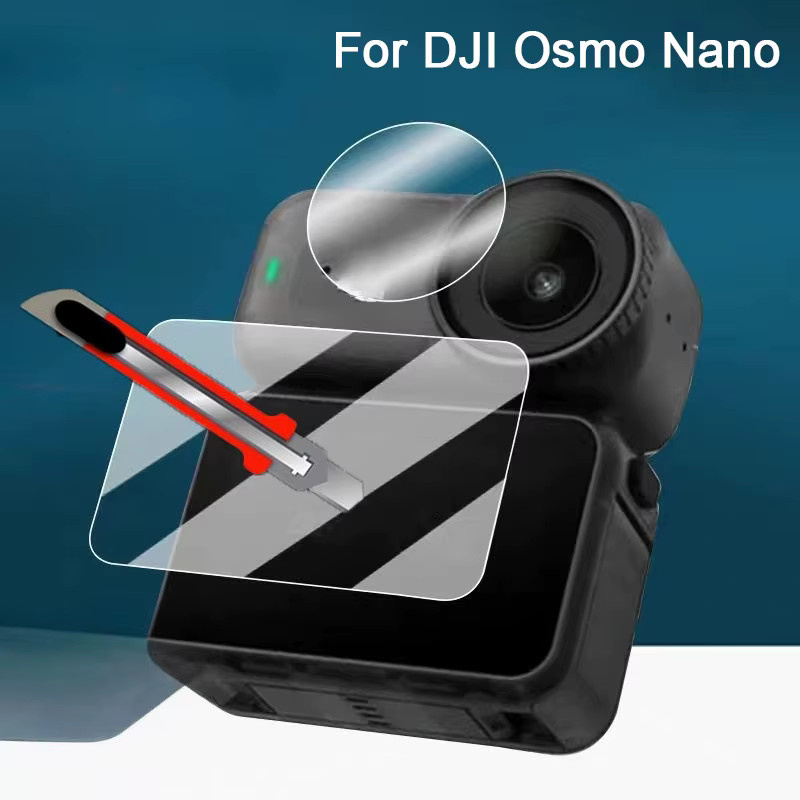DJI Osmo Nano Schutzset in Schwarz mit Silikonhülle, Bildschirm- und Objektivschutzfolie aus gehärtetem Glas sowie Aufbewahrungstasche für Kratz- und Stoßschutz - Bild 4