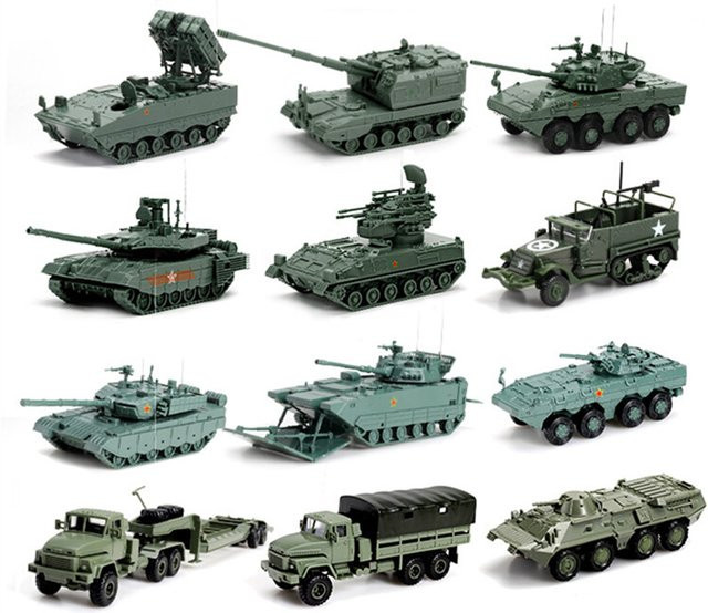 GSF 4D Panzer Montage Puzzle Modell, 1:72, Fahrzeuge - Bild 1