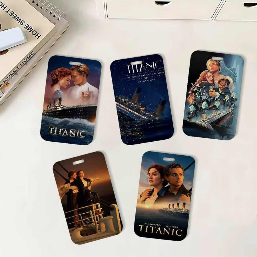 Classic Movie T-Titanic Ausweishalter mit Umhängeband für Büro und Schule, Mehrfarbig - Bild 2