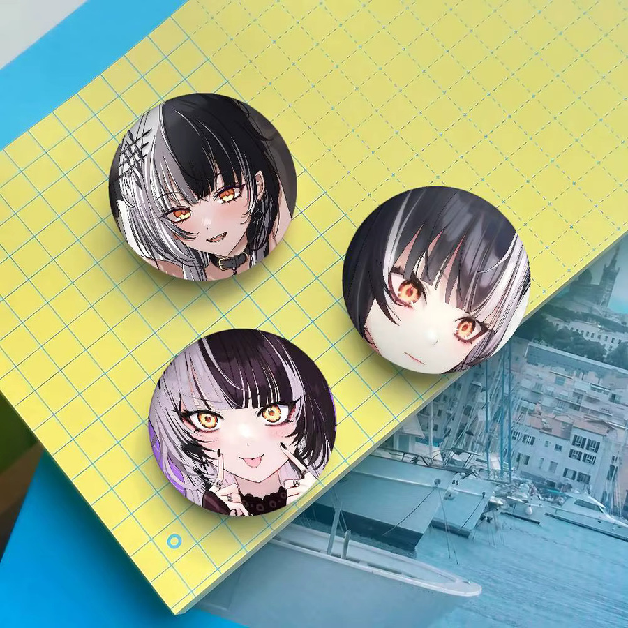 KAYOU Brosche, rund, Cartoon S-Shiori N-Novella - Bild 4