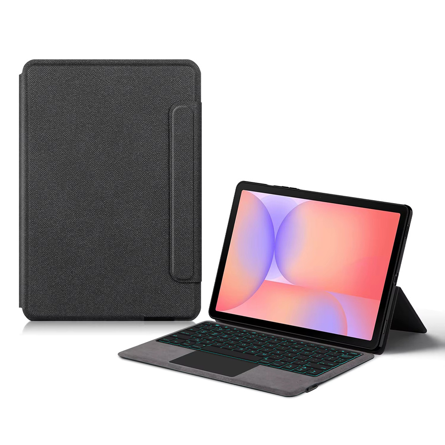 AJIUYU Tastaturabdeckung für Samsung Galaxy Tab S9 11 Zoll und Tab S10 Lite 10,9 Zoll mit Touchpad und Hintergrundbeleuchtung, Farbe: Schwarz - Bild 6