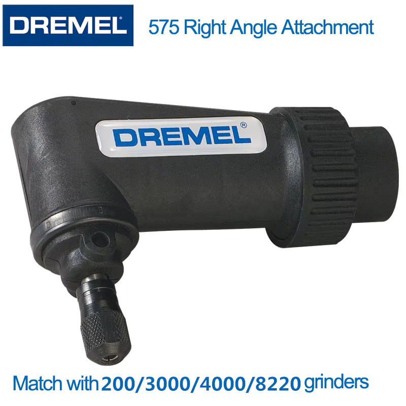 Dremel 575 Original Winkelwandler 90 Grad Rechtwinkliger Aufsatz für elektrische Schleifer in Schwarz - Bild 2