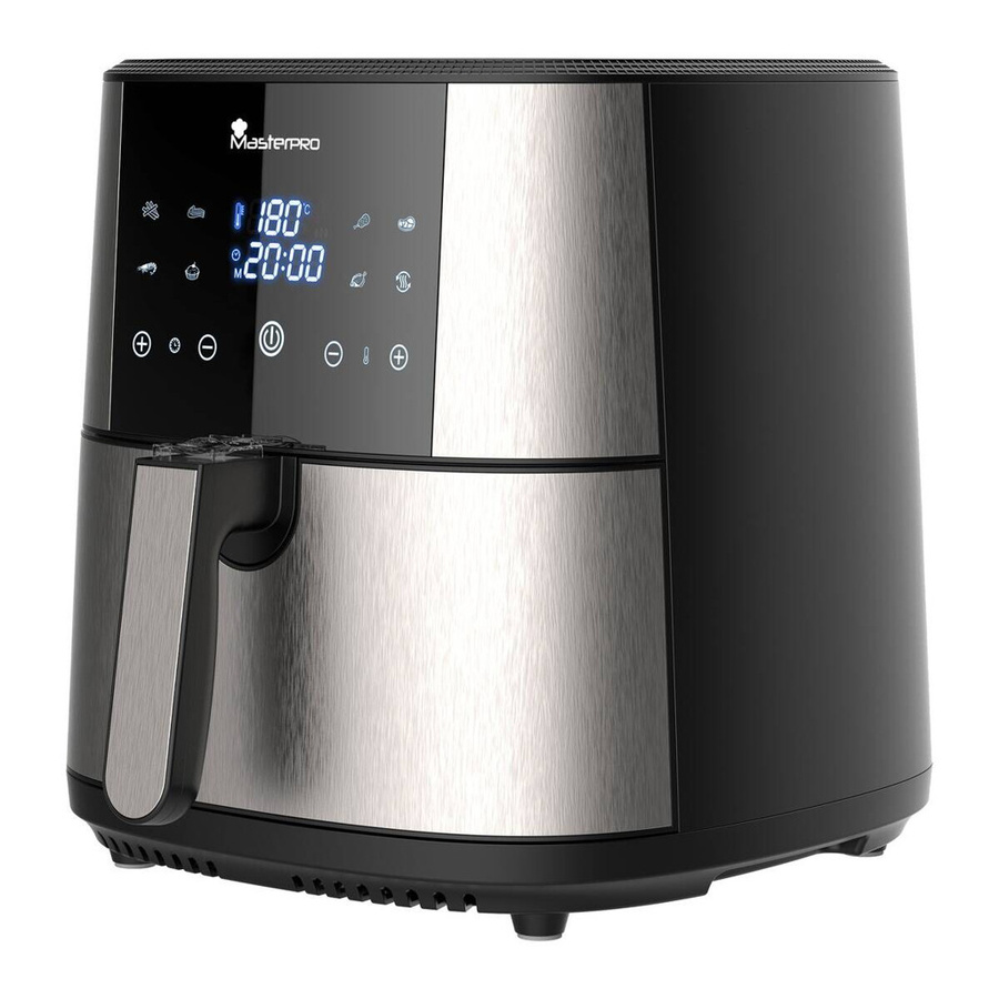 MASTERPRO Heißluftfritteuse BGMP-9167-CT mit Digitaldisplay in Schwarz und Silber - Bild 2