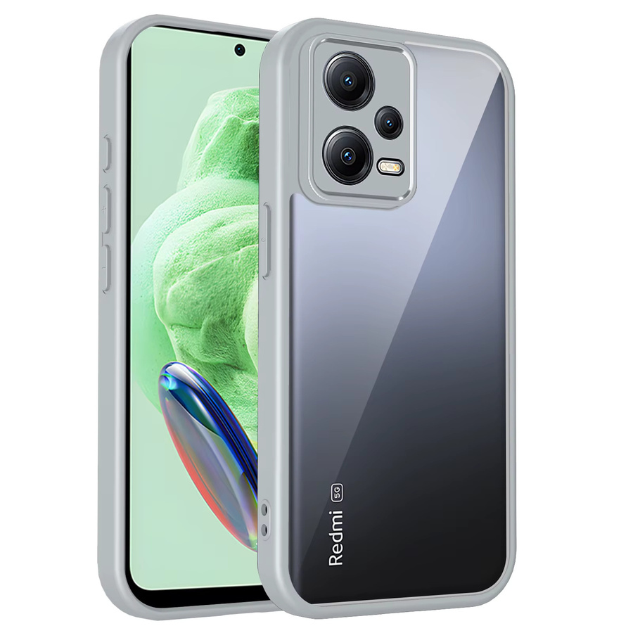 Xiaomi Poco X5 5G Schutzhülle aus Silikon und TPU mit Air-Kissen Design in Transparent oder Blau - Bild 6